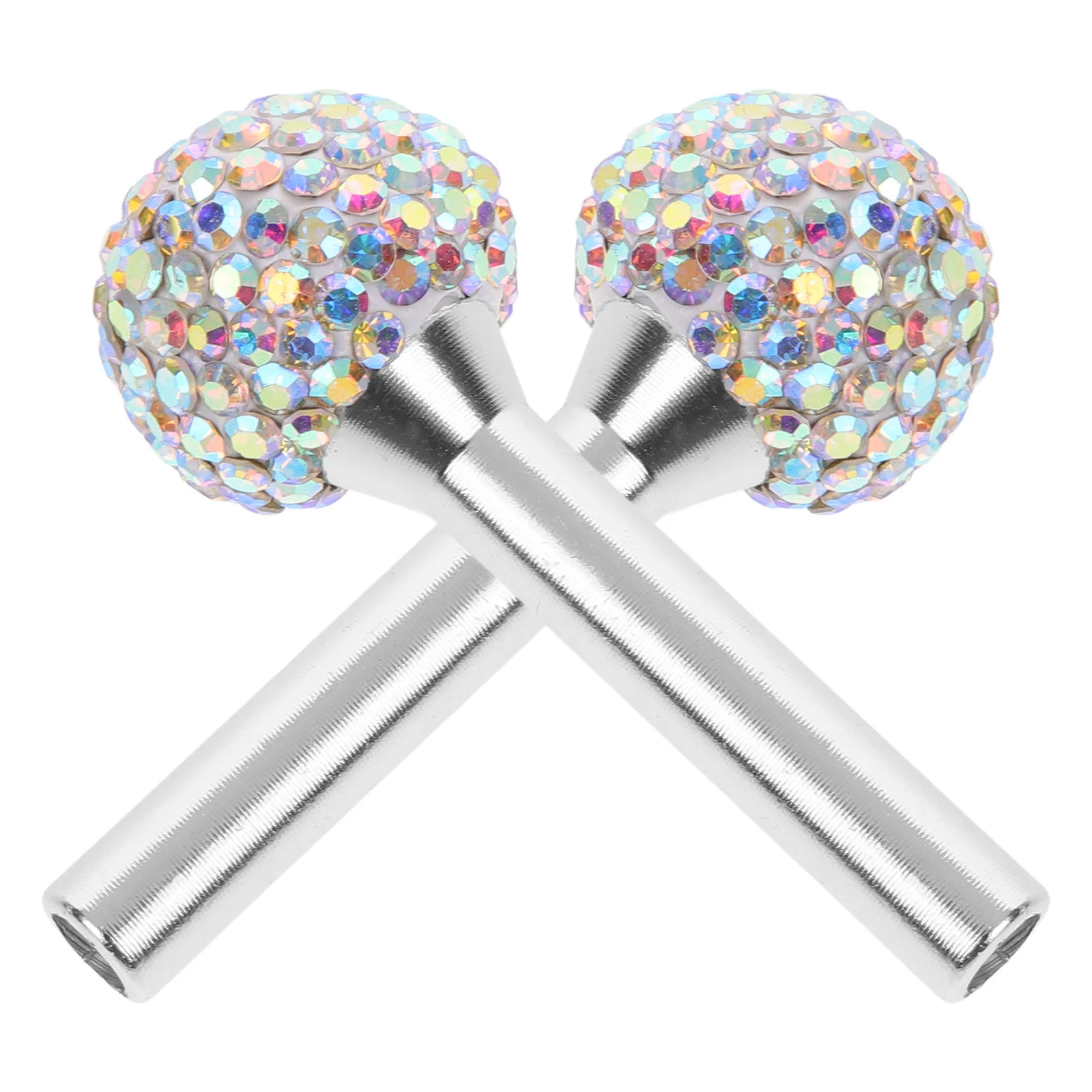 

2pcs Car Door Lock Knobs Durable Metal Inlaid Design Easy Installation Universal Compatibility Car Accessories Interior