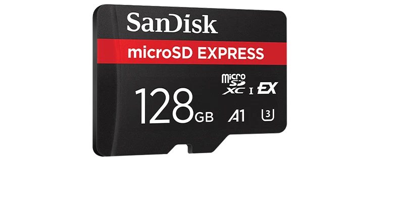 SanDisk MicroSD Express Karte 128GB 256GB A2 5.3K NVMe TF Speicherkarte für Tablet UAV Switch 2 Max 880Mb/s Micro SD Karte für Telefon – Detail 12