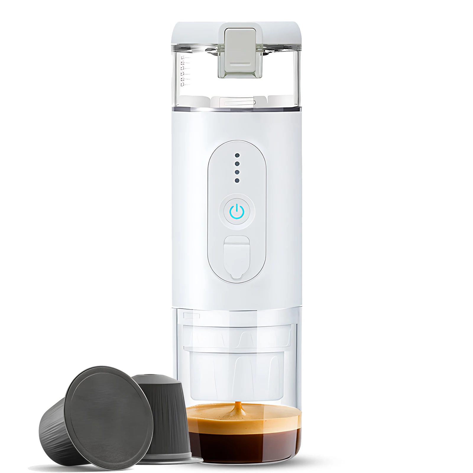 Portable Electric Espresso Coffee Machine Mini Coffee Maker Cordless Heating Single Serve 18Bar Pump Pressure Auto Brew 2500mAh