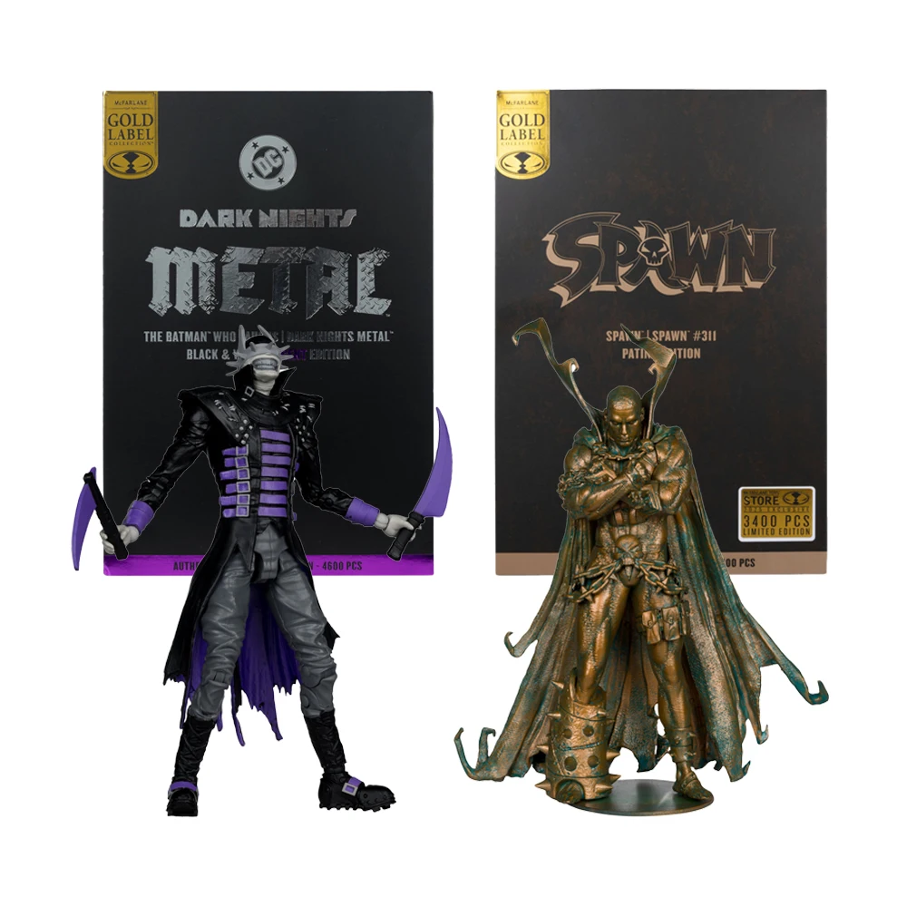 

Игрушка McFarlane Toys: Фигурка Бэтмена, который смеется, черный/Спавн, 311, 7 дюймов, модель-кукла, набор для сборки