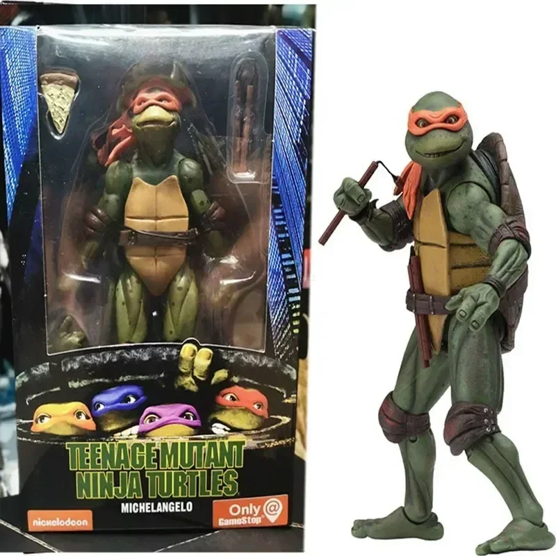 NECA Teenage Mutant Ninja Turtles TMNT Action Figure Film Edition Movable Movies Model Turtle Ninja Anime Toy Ornament Kid Gifts image 2