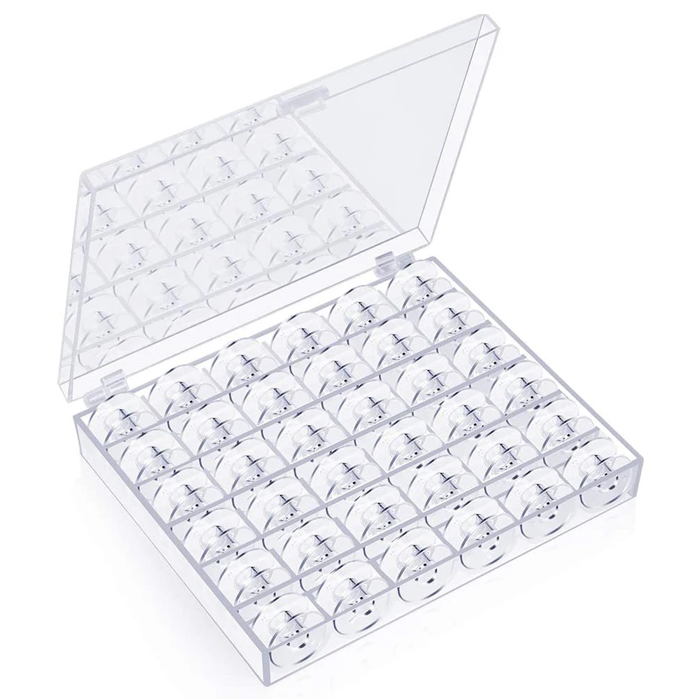 36 Mesh Spule Kunststoff box Näh zubehör Spule Aufbewahrung sbox transparente Aufbewahrung boxen