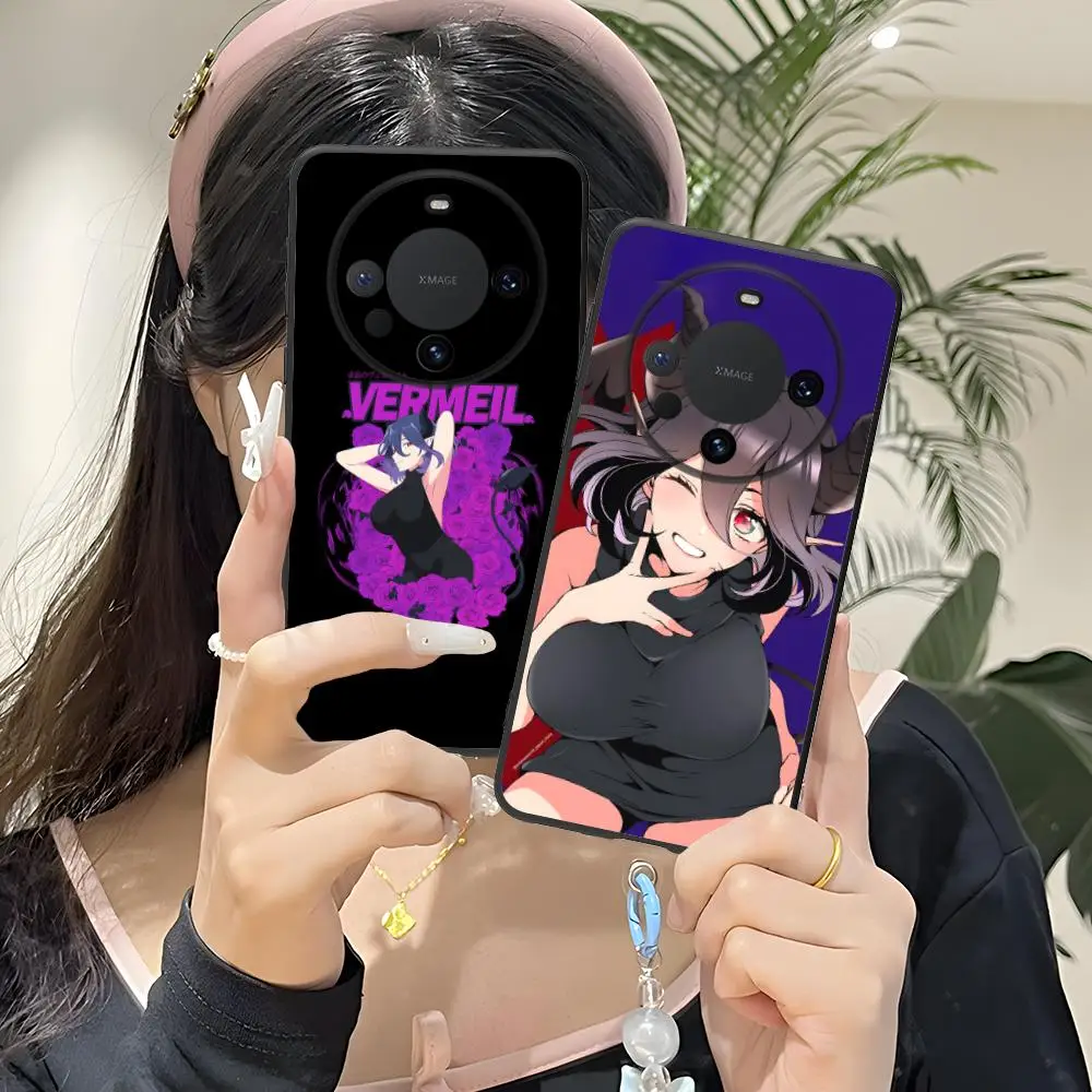 Kinsou Vermeil funda de teléfono móvil para Huawei Mate 60 50 40 30 20 10 Pro Plus Lite E 5G Color funda protectora bonita para teléfonos móviles