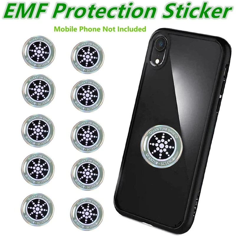 10PCS EMF Protection Sticker Anti Radiation Cell Phone Sticker For Phone Iphd Laptop And All Electronic Devices