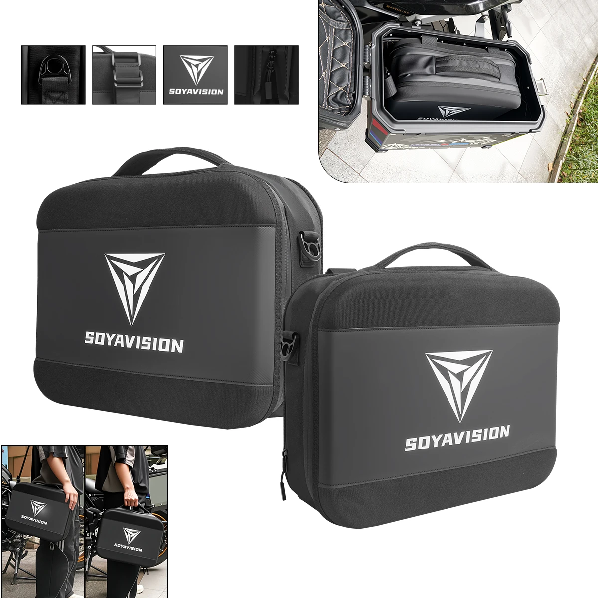 2024 für bmw r1250gs f850gs f750gs adventure top case innen gepäck tasche für f850gs f750gs lc gepäck taschen vario case innen tasche