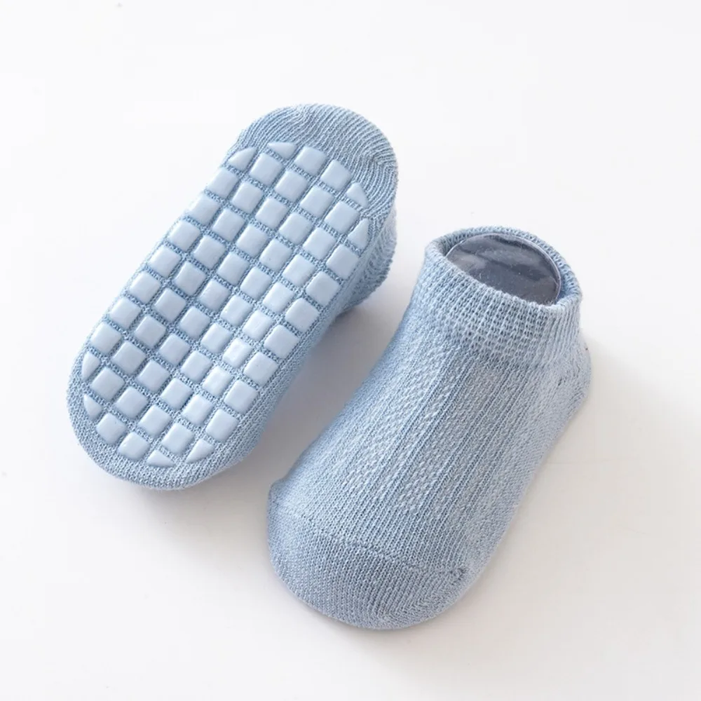 

New Mesh Children's Socks Short Tube Loose Mouth Floor Socks Thin Anti Slip Baby Boat Socks Summer