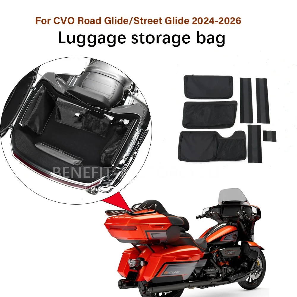 for-harley-street-glide-flhx-road-glide-fltrx-st-flrxstse-2024-motorcycle-tour-pack-organizer-trunk-saddlebag-liner-storage-bag