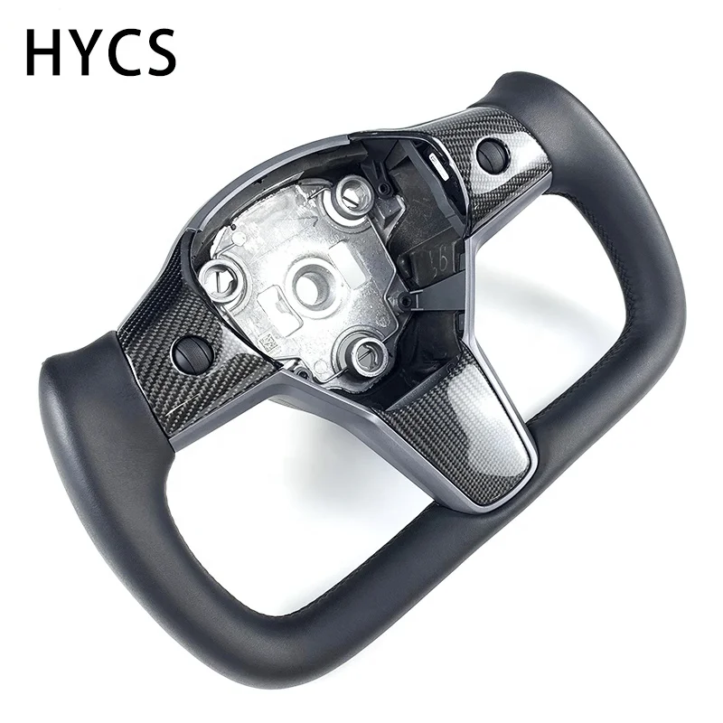 Aksesoris Interior Mobil Listrik Roda Kemudi Yoke untuk Roda Kemudi Model 3 Model Y