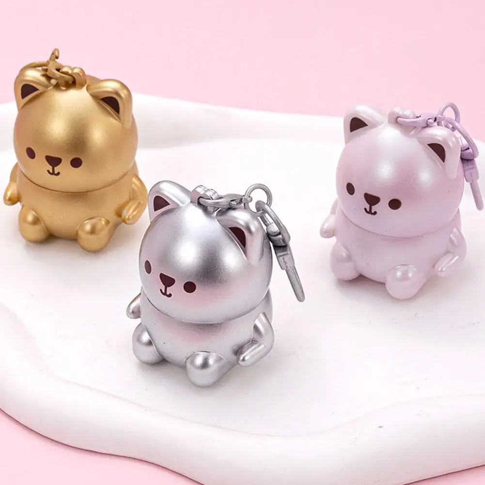 Твердый аромат в форме медведя, портативный, стойкий, легкий аромат, удаление запаха, дезодорация дома, цветочные фрукты для запястья