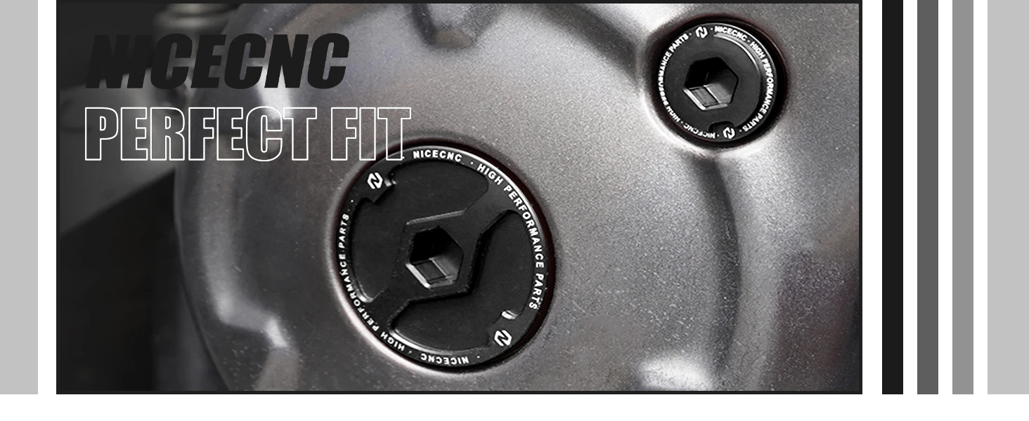 NICECNC Motorabdeckungs- und Verschlusskappen-Kit für Yamaha Raptor 700 2006-2026 ATV, passend für Raptor 700R 2009-2026, YFZ450R, YFZ450X, Grizzly, Kodiak – Detail 4