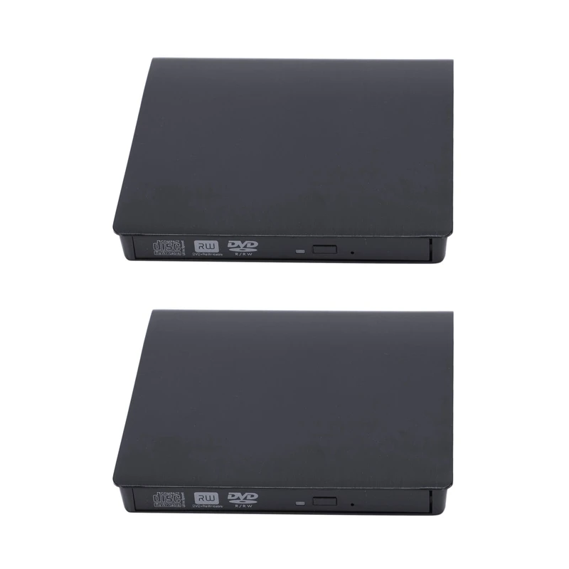 2X USB 3.0 Mobile External Case For 12.7Mm SATA CD DVD BD-ROM BD-RE Drive BK Useful