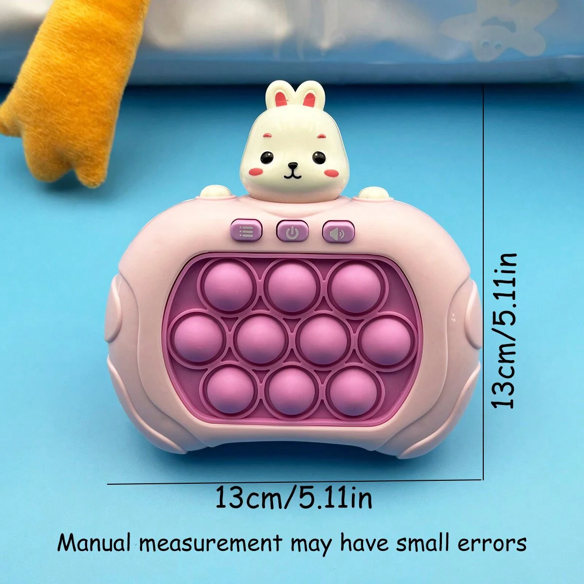 1 Pc Rabbit Hitting Ground Mouse Pushing Electronic Game Machine Educational Toys