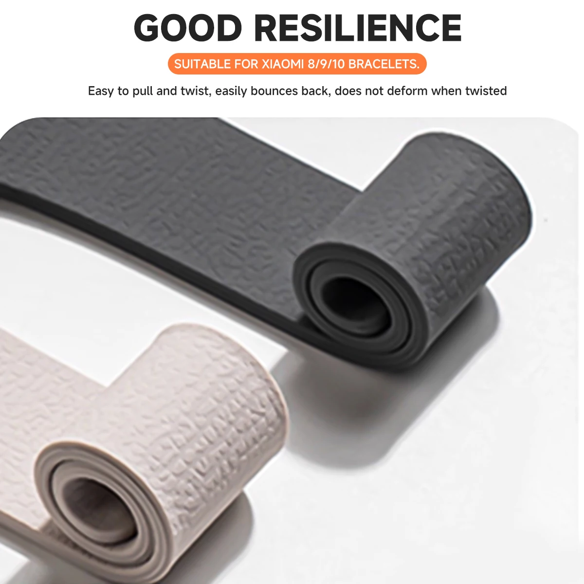 حزام لـ Xiaomi Mi Band 10 9 8 Loop Mi Band 10 أشرطة ساعات لـ Xiaomi Band 9/8 NFC سوار لـ MiBand 10 9 8 ملحقات