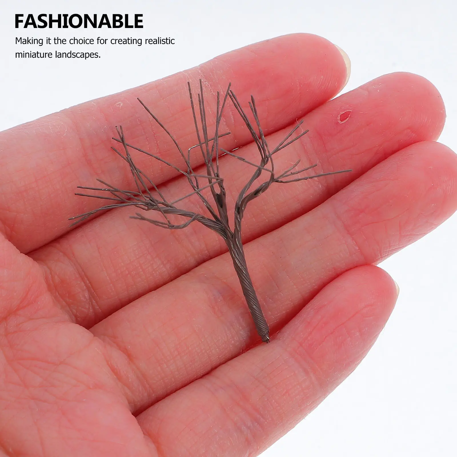20Pcs Mini Tree Boles Micro Landscape Decoration Realistic Miniature Craft Branches for Diorama Scenery Home Office Display