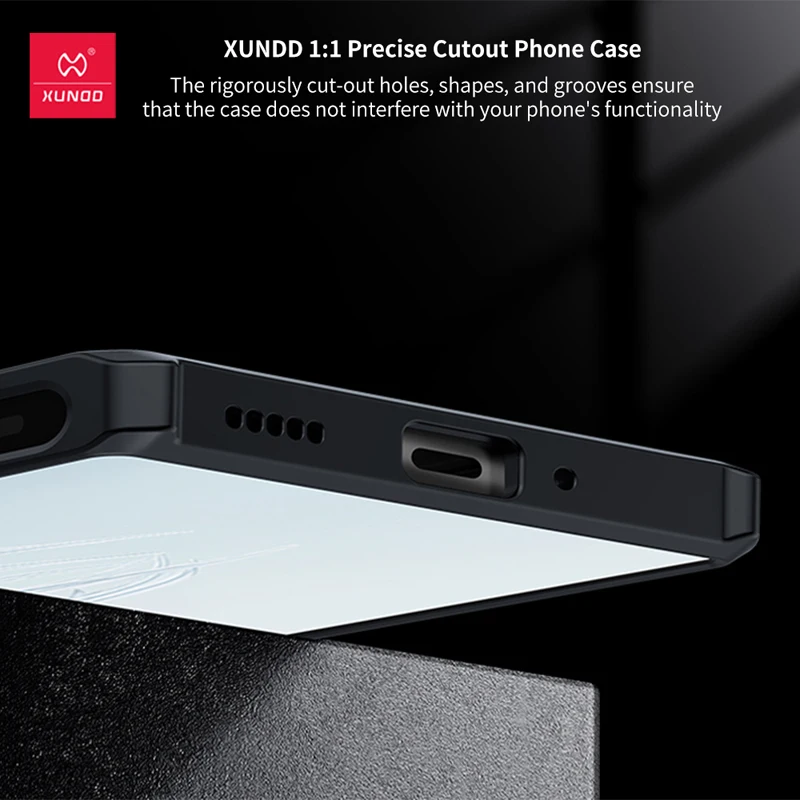 For ZTE Nubia Red Magic 10 Pro, 10 Pro Plus Case XUNDD Airbags Shockproof Quality PC + TPU Protective Back Cover