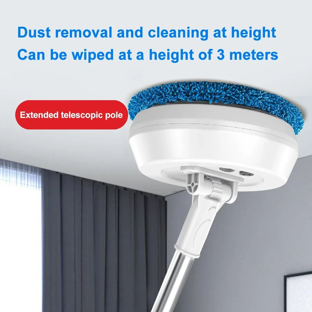 Wireless Electric Water Mop Cleaning Machine Automatic Wet Cleaner 2 in 1 Car Glass Ceiling Doors Windows Home Floor Mops