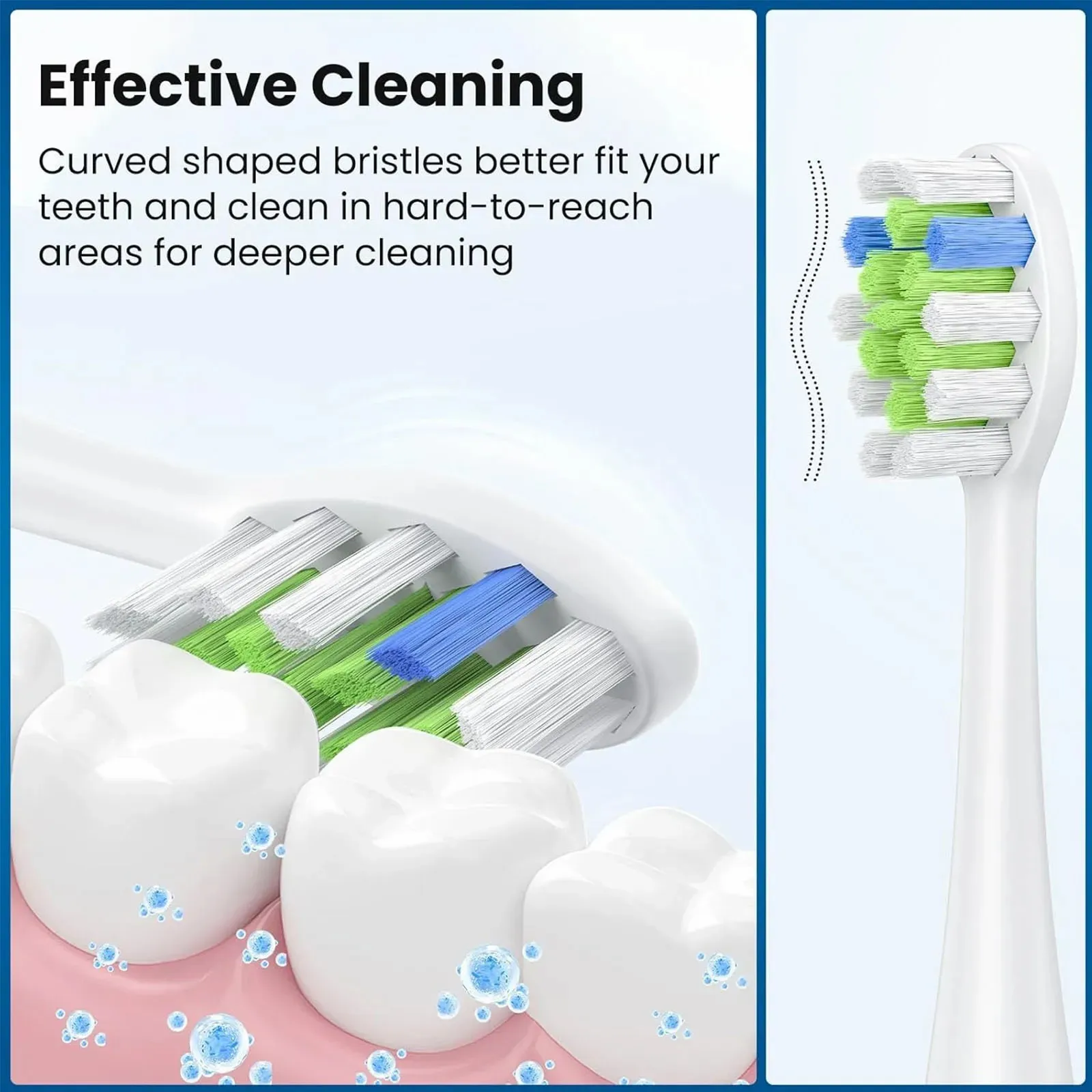 Cabeças de escova de dentes de substituição para philips sonicare capa saúde aoremon hx7022 parafuso-on médio ajuste cabeças de escova de dentes elétrica