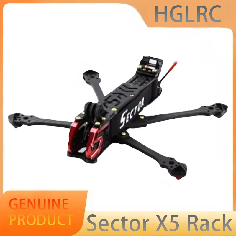 

HGLRC Sector X5 210mm Sector D5 225mm Carbon Fiber 5mm Arm for FPV Freestyle 5inch Analog Digital Drones