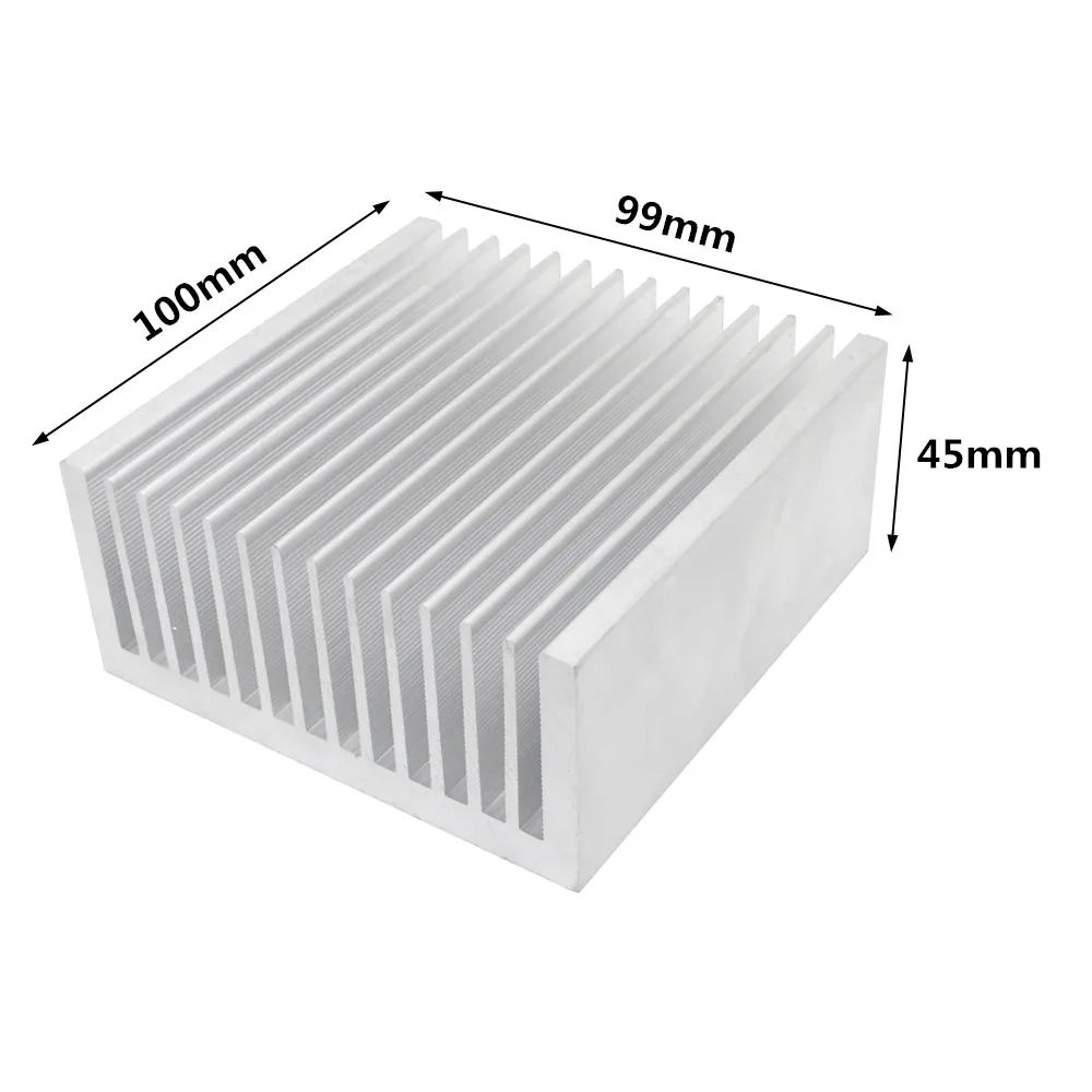 Extruded Large Aluminum Heatsink Heat Sink Radiator Cooler for LED Chip Electronic Integrated Circuit Cooling Heat Dissipation