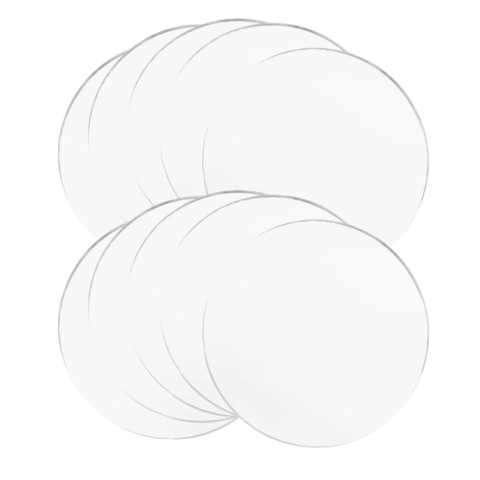 10-delige cosmeticaspiegel DIY ambachten glas voor compacte mini-make-up kleine spiegels