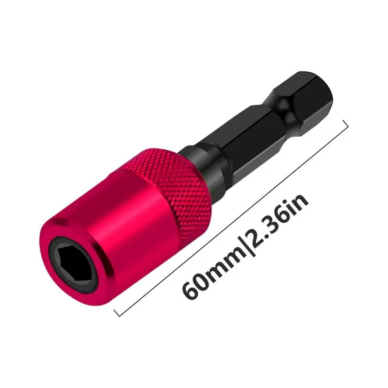 Convenient Hex Shank Quick Release Electric Drill Magnetic Screwdriver Bit Holder 60mm Quick Change Shank Tool