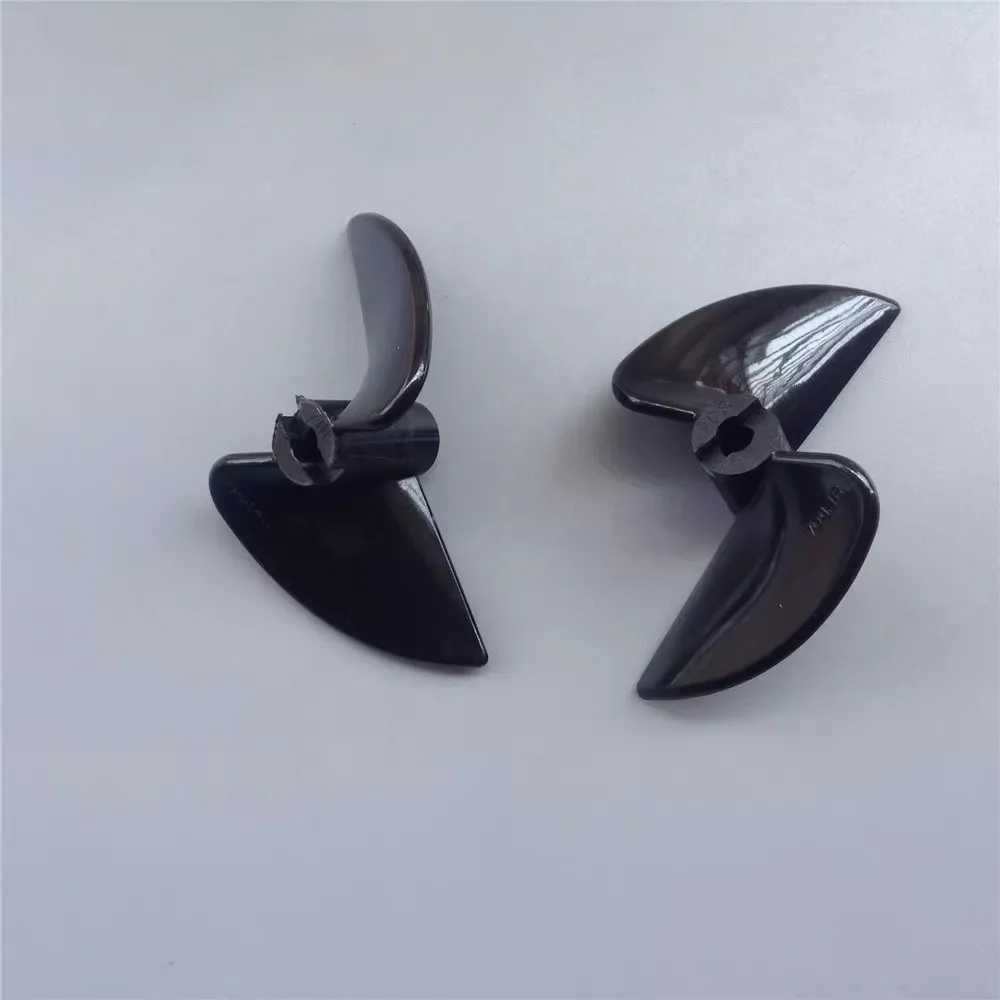D70mm, 5mm bore, high-hardness semi-submerged two-blade propeller reversible model ship boat propeller