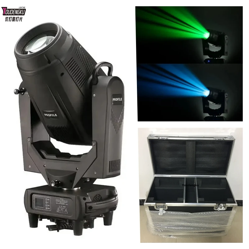 

2 pieces with flightcase Led Disco Moving Head stage wedding event gobo spot 550 watt 1r led beam moving head Profile Fram light