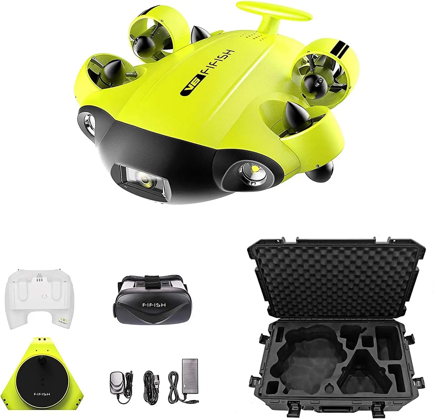 

100% AUTHENTIC SALES Fi f!sh V6 Underwater Drone NEW