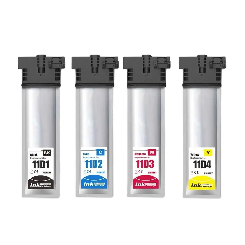 Imagem -01 - Cartucho de Bolsa de Tinta Cor Premium Compatível para Epson Workforce Pro wf C5390dw Wf-c5890dwfprinter T11d T11c1 T11d1 T11e1 cartucho de bolsa de tinta cor premium compativel para epson workforce pro wf c5390dw wf c5890dwfprinter t11d t11c1 t11d1 t11e1 01