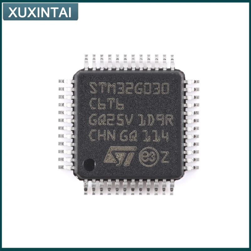 10Pcs/Lot  New Original  STM32G030C6T6 STM32G030  Microcontroller IC 32-Bit Single-Core 64MHz 32KB (32K x 8) FLASH 48-LQFP (7x7)