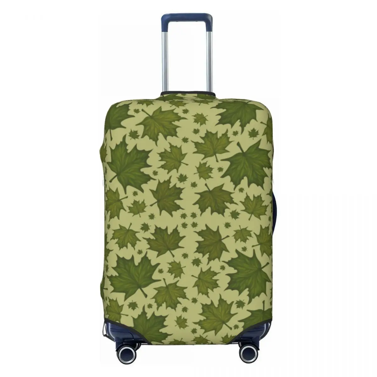 Maple Leaves Suitcase Cover Autumn Plant Nature Travel Protector Flight Useful Luggage Supplies