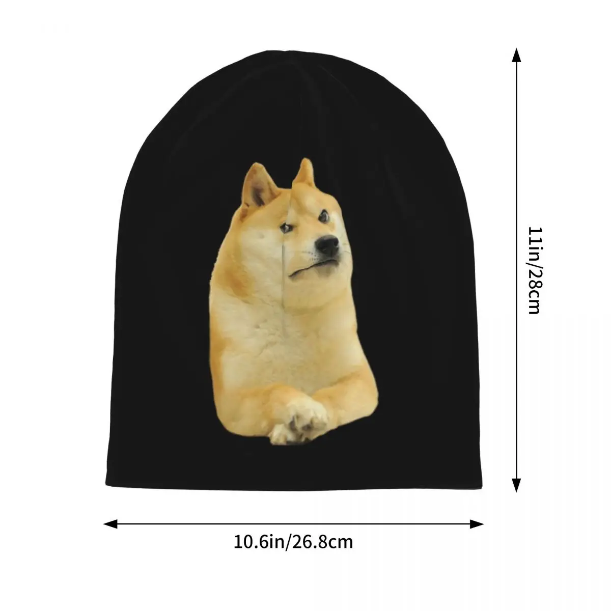 Cheems Funny Shiba Inu Meme Unisex Adult Beanies Caps Knitting Bonnet Hat Warm Hip Hop Autumn Winter Outdoor Skullies Hats