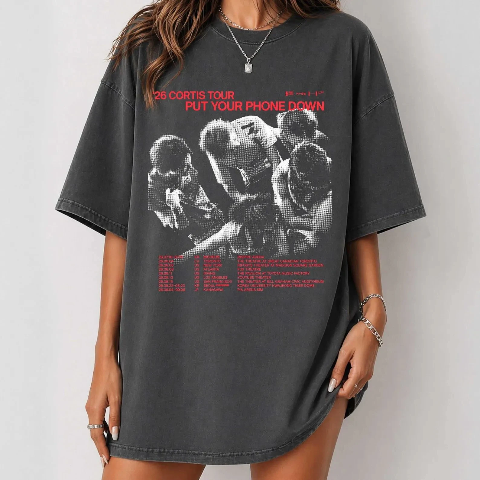 2026 Cortis Put Your Phone Down Tour Graphic Shirt, Comfort Colors Cortis T-Shirt, K-Pop Boy Band Inspired Apparel