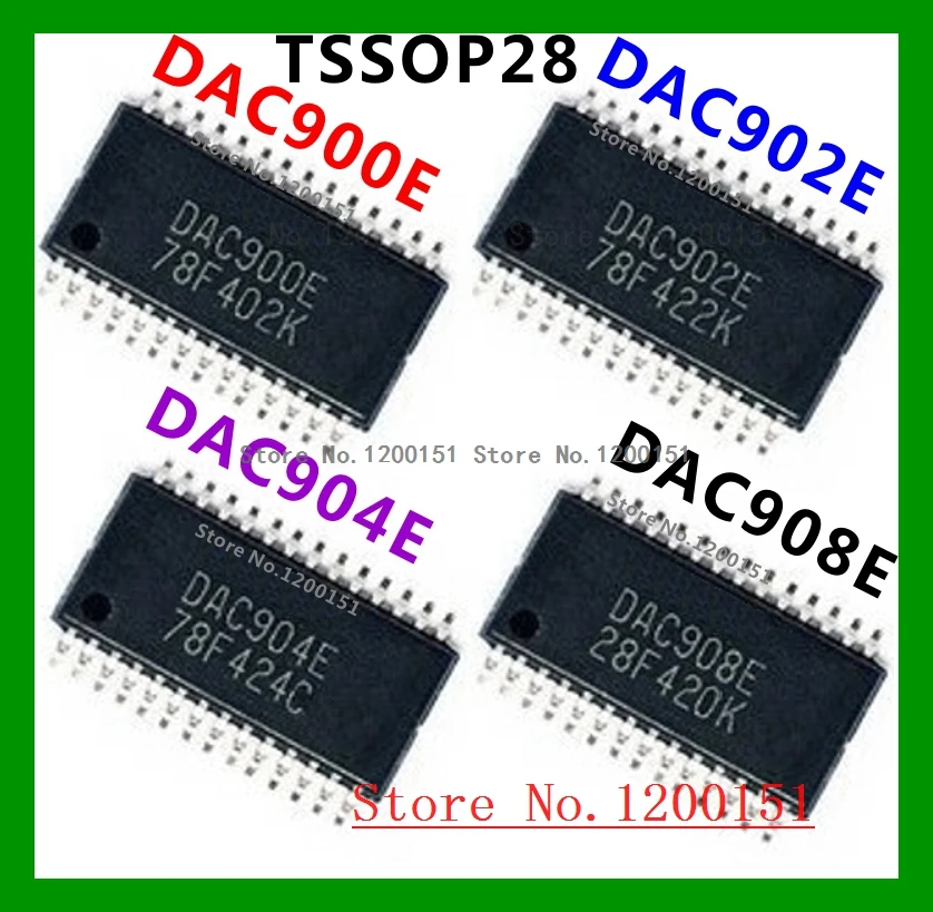 DAC900E DAC902E DAC904E DAC908E TSSOP-28 DAC900U DAC902U DAC904U DAC908U SOP-28