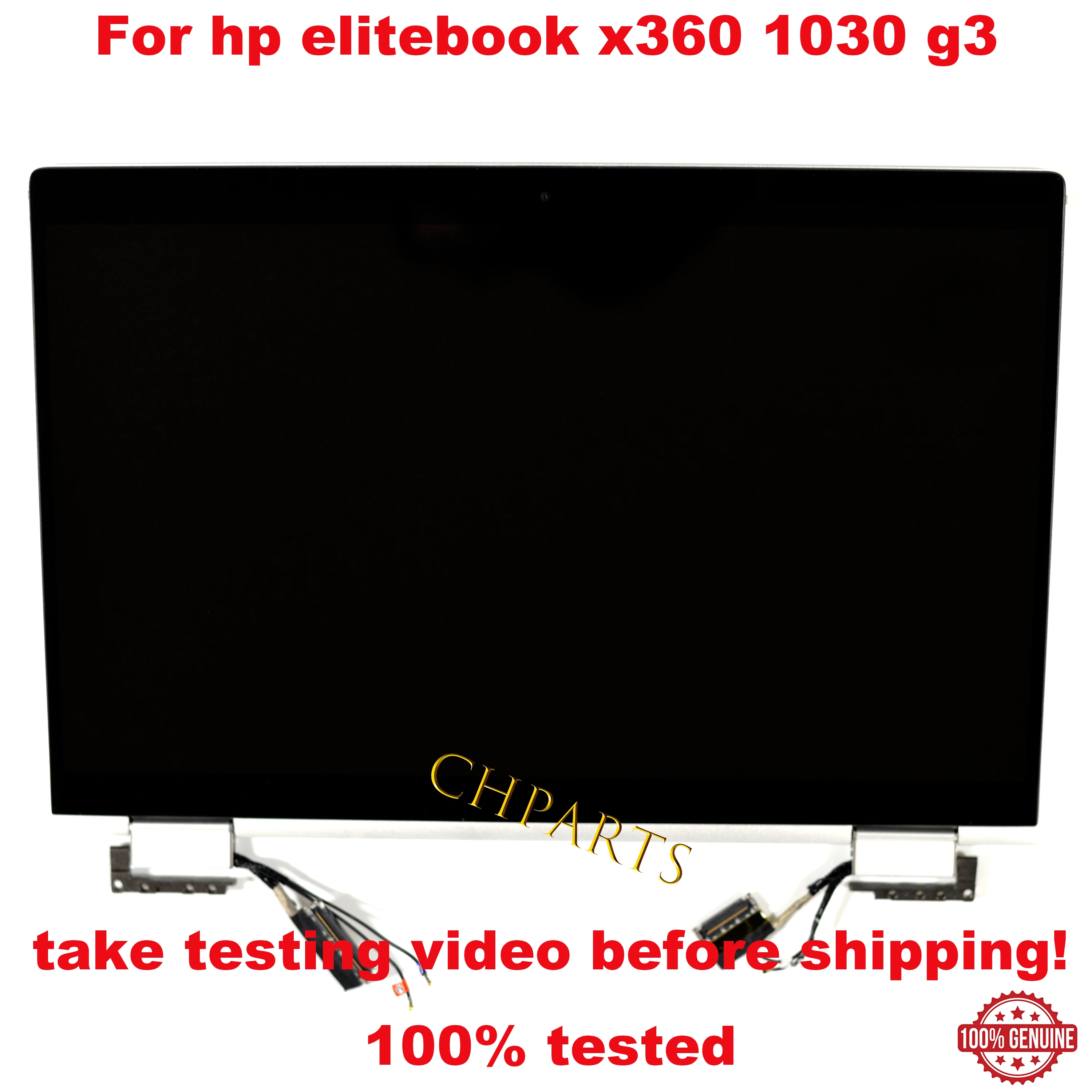 For HP EliteBook x360 1030 G3 1030 G4 Touch Screen Complete Assembly Replacement L31871-001 L31870-001 Display LCD Top Half Part