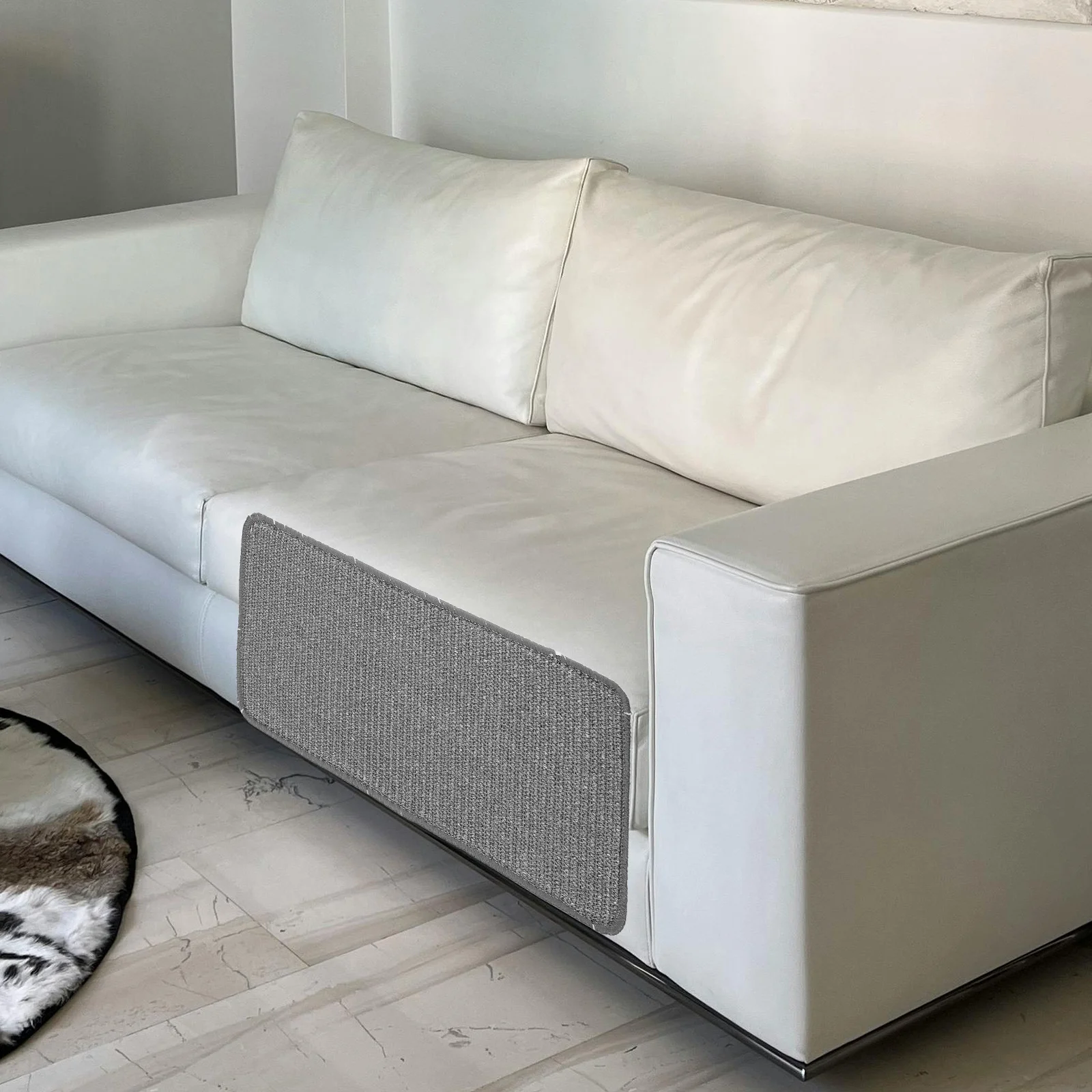 

Wall-Mounted Sisal Cat Scratcher Mat 19.65x9.8 Vertical Cat Scratch Pad Indoor Sofa Protector Scratch Board for Cats