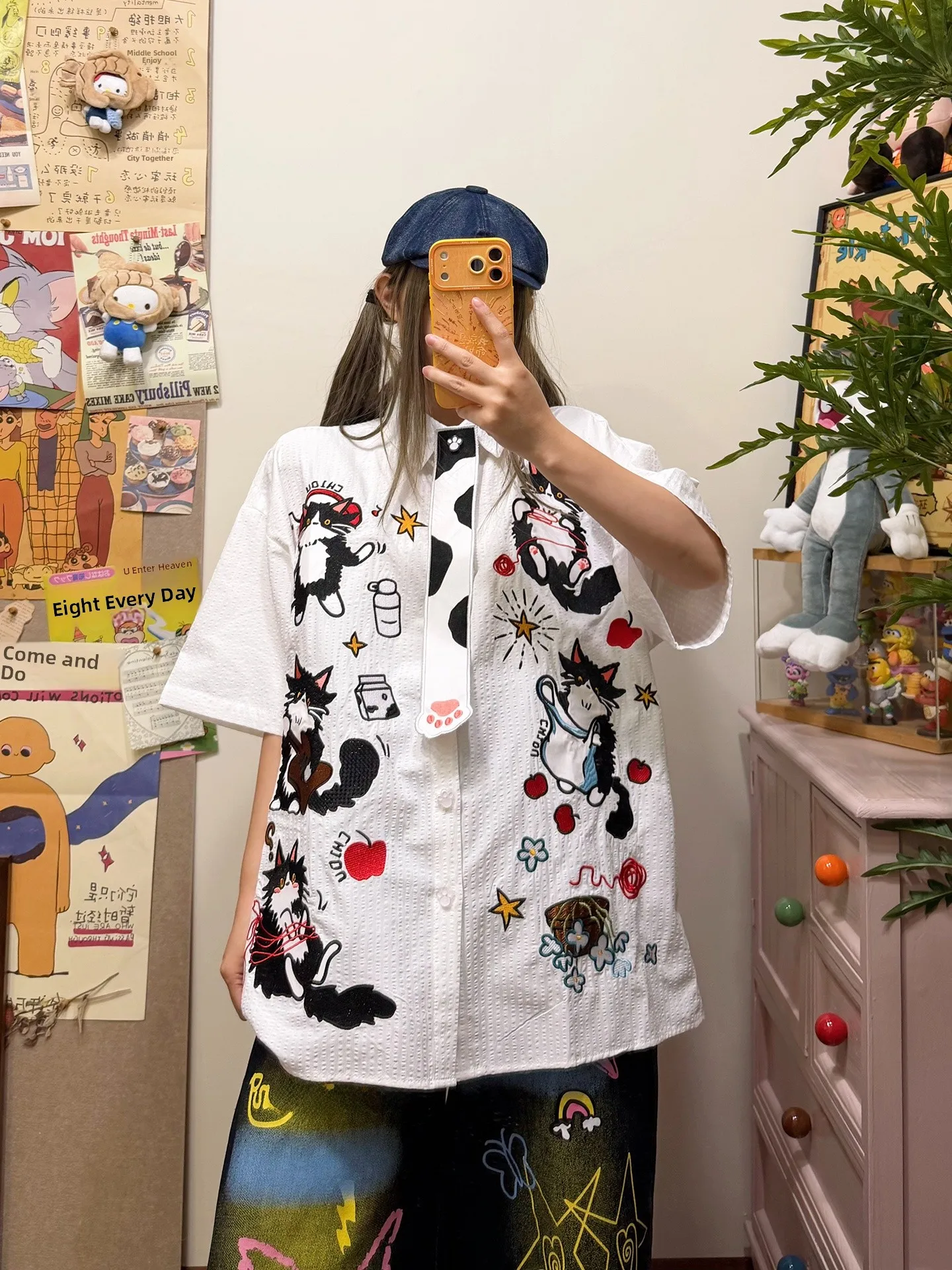 BIBULU Lässiges, lockeres, kur – Embroidery Men Shirt Bewertung und Preis