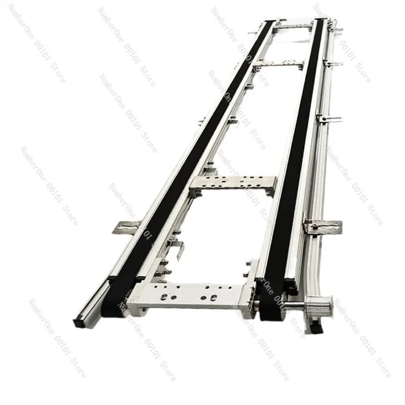 Pallet conveyor line synchronous belt conveyor double speed line belt solar panel conveyor line single flower basket
