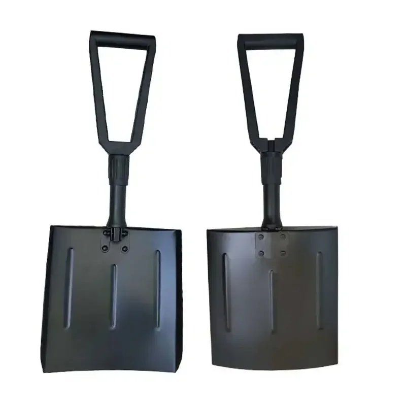 Auto Emergency Snow Shovel Aluminum Lightweight Folding Snow Shovel Sport Utility Shovel with Bag for Car , Outdoor Camping 눈삽