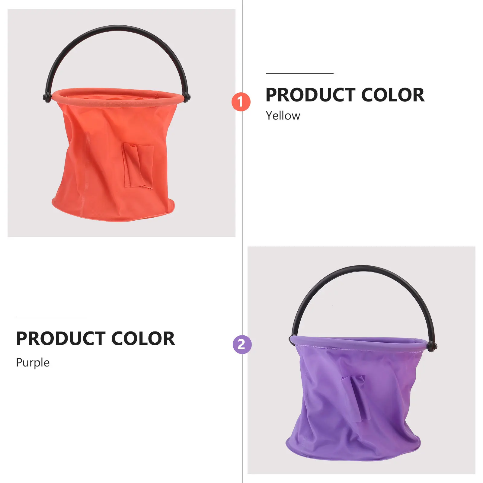 Cubo de limpieza de cepillos de plástico de gran capacidad, 2 uds., naranja, morado, regalo Ideal para artistas y pintores, lavabo de pinceles para artistas