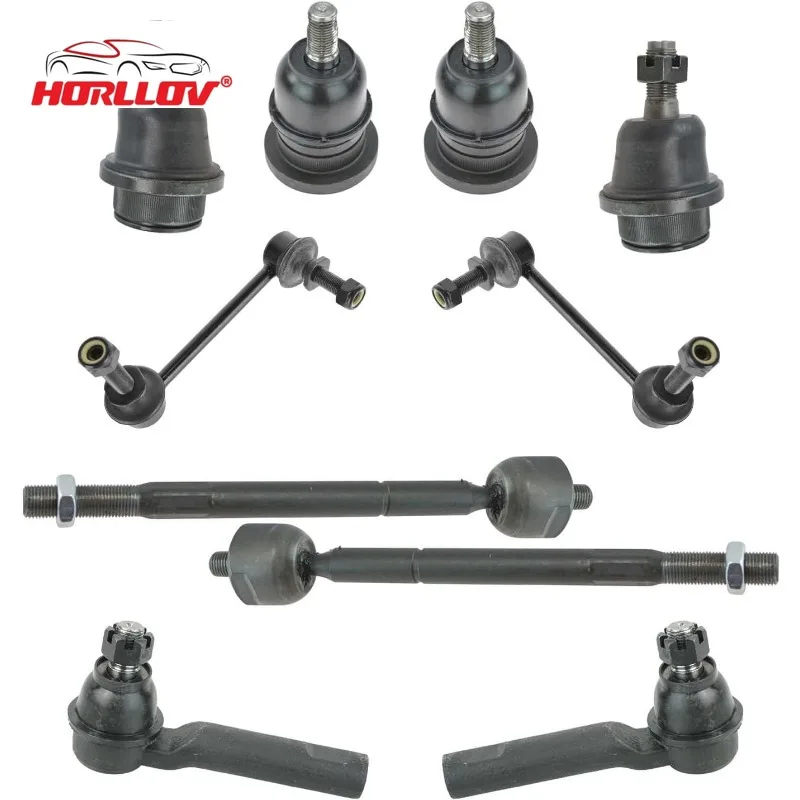 

10pcs Front Steering & Suspension Kit Ball Joint Sway Bar Stabilizer Link Tie Rod for 2005-2018 Toyota Tacoma