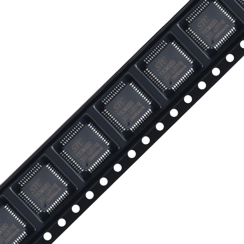 Original genuine STC12C5A32S2-35I-LQFP48 1T 8051 microprocessor single-chip microcomputer chip