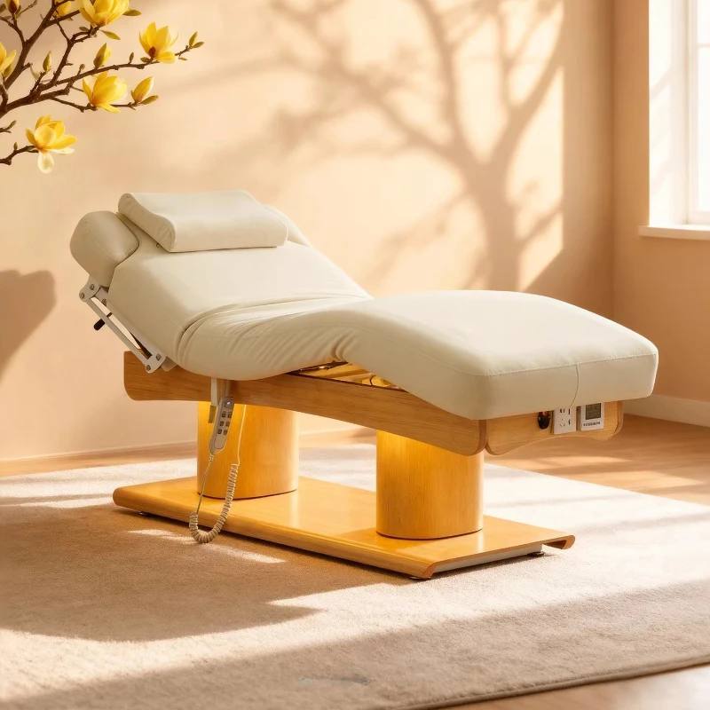 Electric Beauty Massage Tables Specific Double-rod Massage Tables Integrated Commercial Furniture Tavoli Per Massaggi ZY40AMC