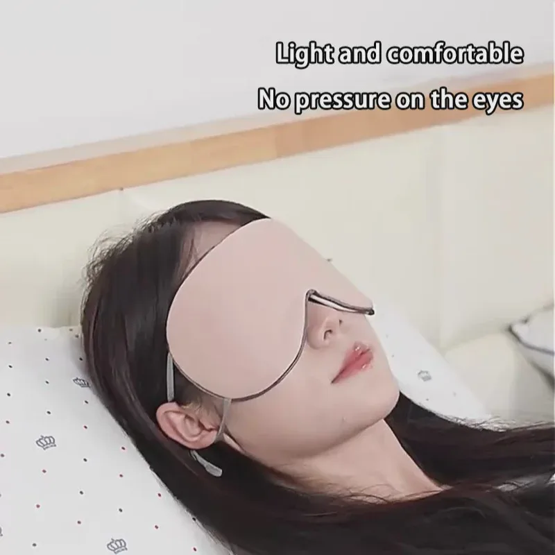 Dual Use Cool And Warm Blackout Mask, Fully Covered Breathable Masks, Hanging Ear Eyeshade, Yoga Relaxation Blindfold Cloth