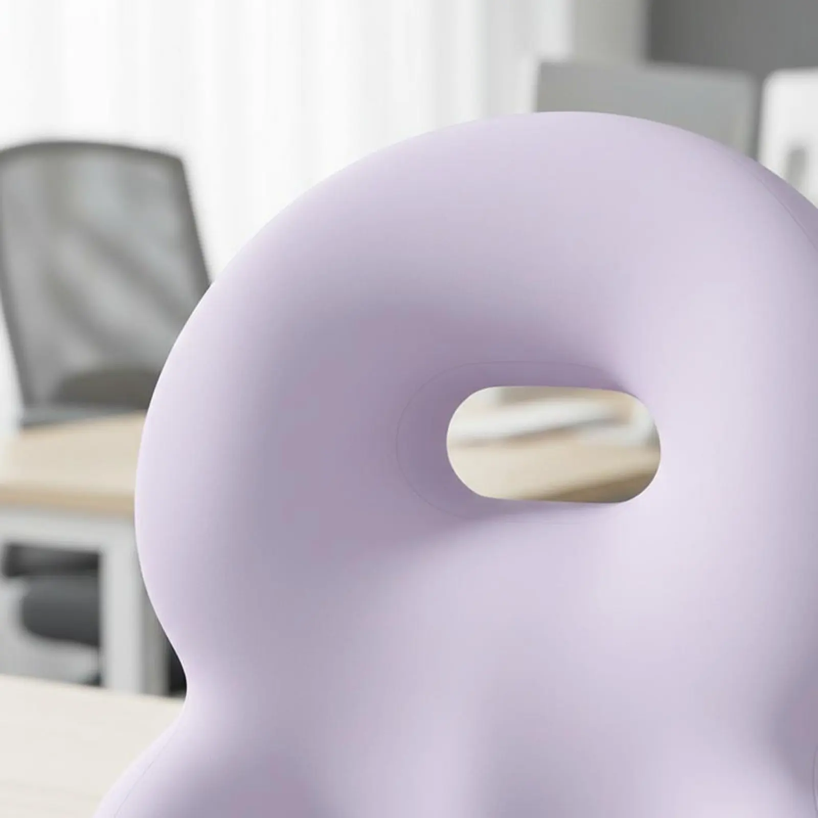 

Ergonomic Support Support Pad Pilling Resistant Textile Viscoelastic Foam Support Pillow Viscoelastic Foam Backrest for Home