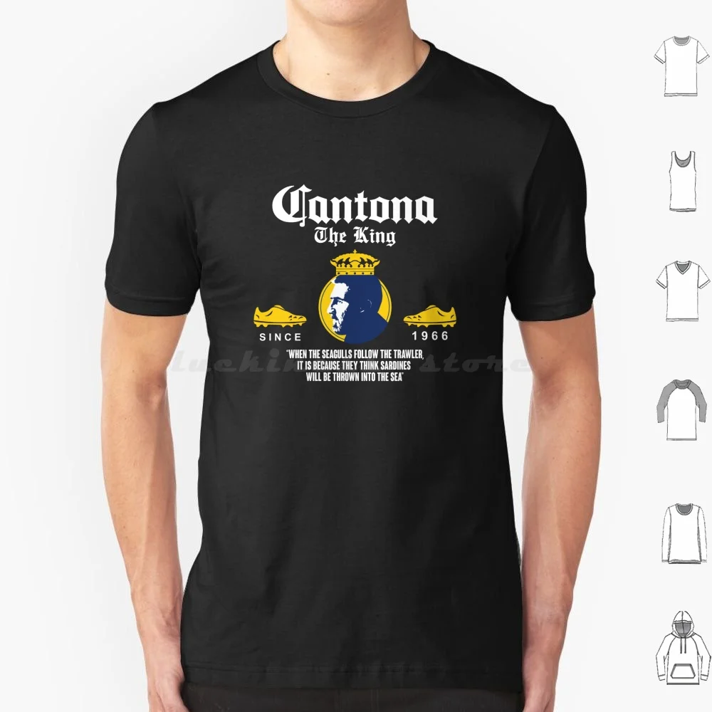 Cantona The King T Shirt Cotton Men Women Diy Print Footballshirt Football Vamos Vamoslegendary Legendary Culture