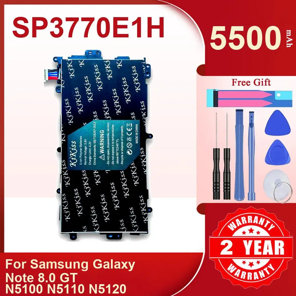 

Мощный аккумулятор для планшета SP3770E1H для Samsung Galaxy Note 8.0 GT N5100 N5110 N5120