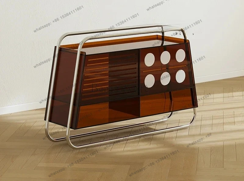 

Acrylic medieval dining side modern simple entrance decorative cabinet