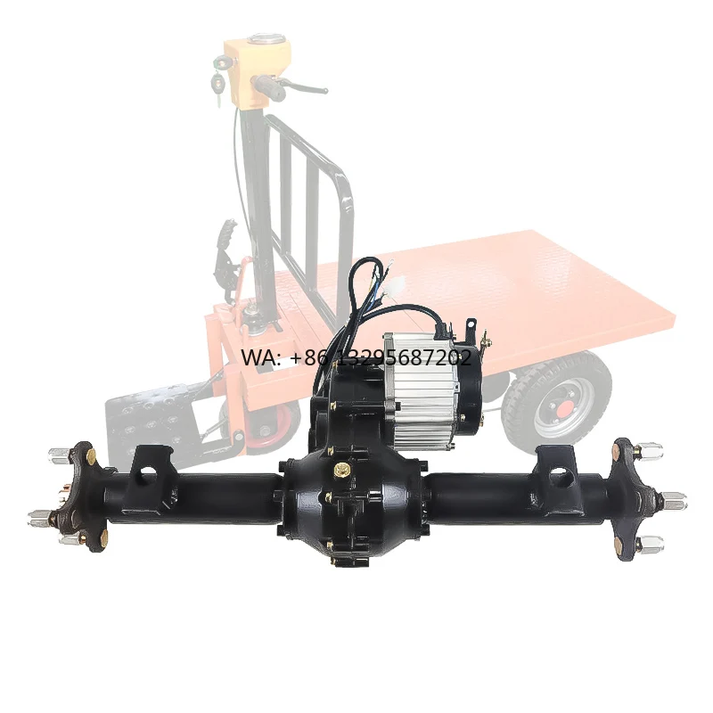 

Бесщеточный двигатель постоянного тока 80 см, 48 В, 1000 Вт с тормозом, задняя ось с передаточным числом 1:28, обмотка из чистой меди для низкоскоростных электрических тележек, квадроциклов, картов