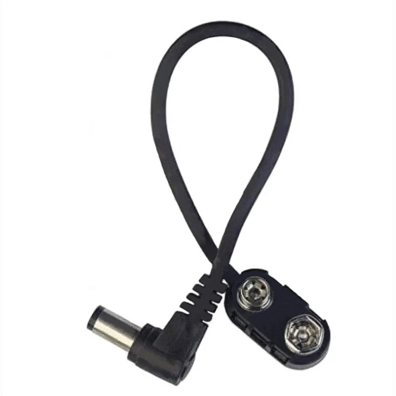 

Power Supply Cable Connector 9V Battery Clip Converter Power Cable Power Adapter for Guitar Effect Pedal Enduring